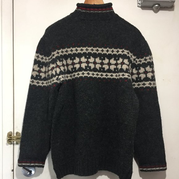 VINTAGE EDDIE BAUER KNITTED WOOL SWEATERS SIZE M - Picture 3 of 6